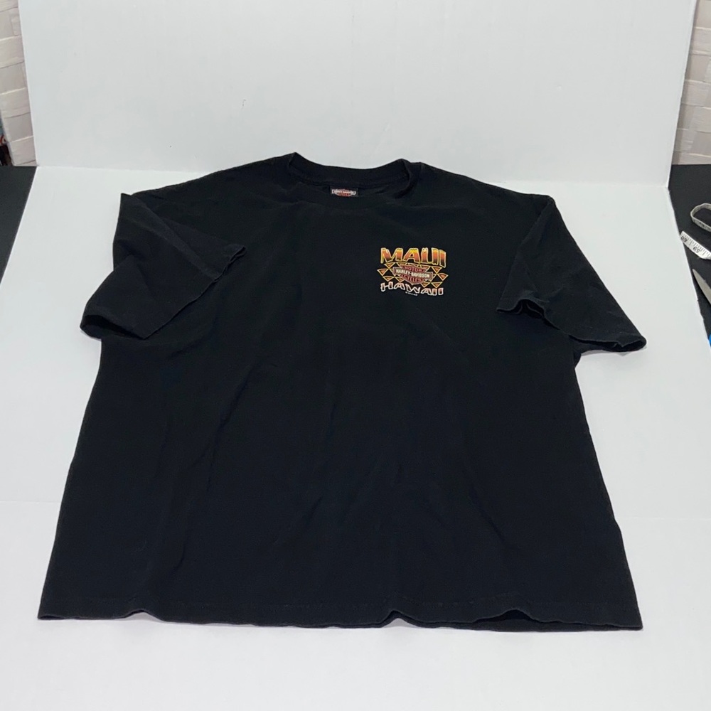 Harley-Davidson Maui 2012 Men’s 2XL Short Sleeve Black Graphic T-Shirt